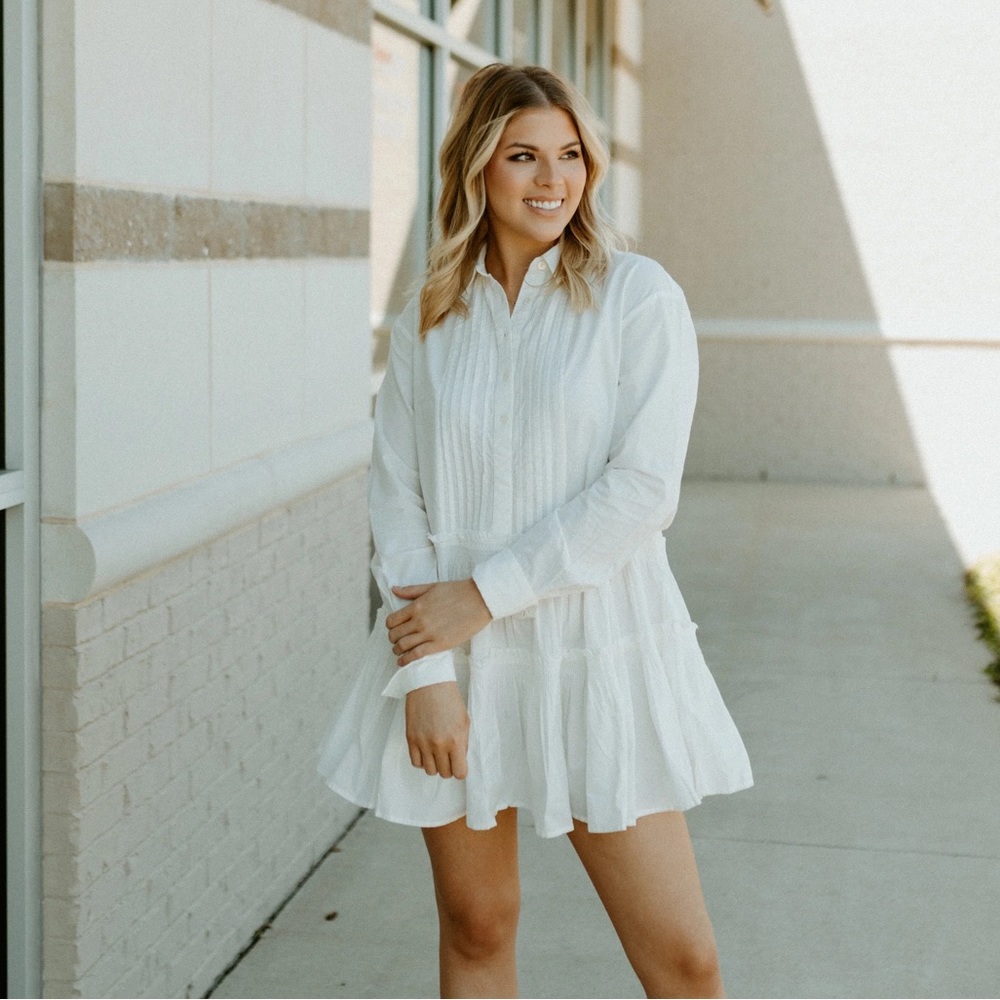Free People Billie Mini Shirtdress